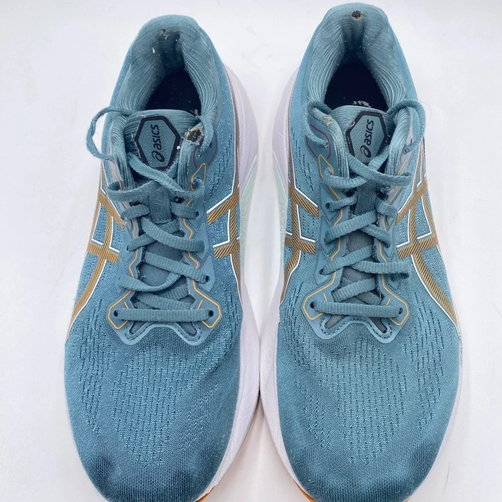 ASICS GEL-Kayano 30 Running Shoes Mens 10 Blue Orange FF Blast+ PureGEL 1011B548